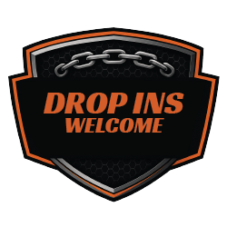 Drop Ins Welcome badge